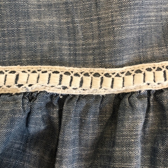 NWT Cat & Jack Denim Open Shoulder Dress - Picture 5 of 9